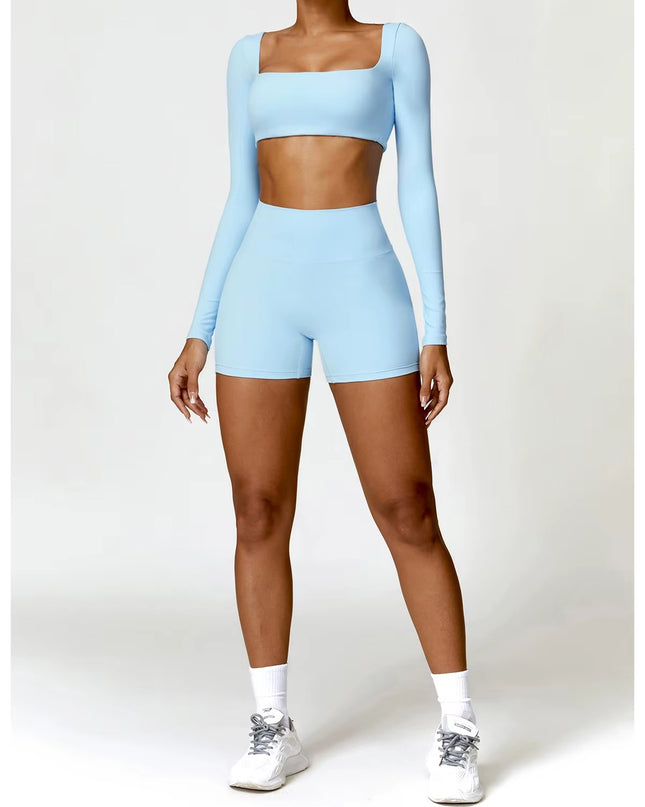 Dynamic Yoga Set - Shorts - Navy