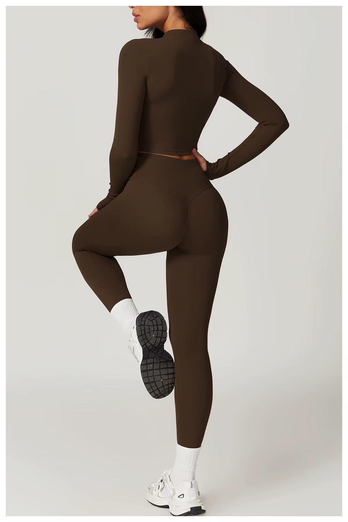Elevate Set - Leggings - Coffee