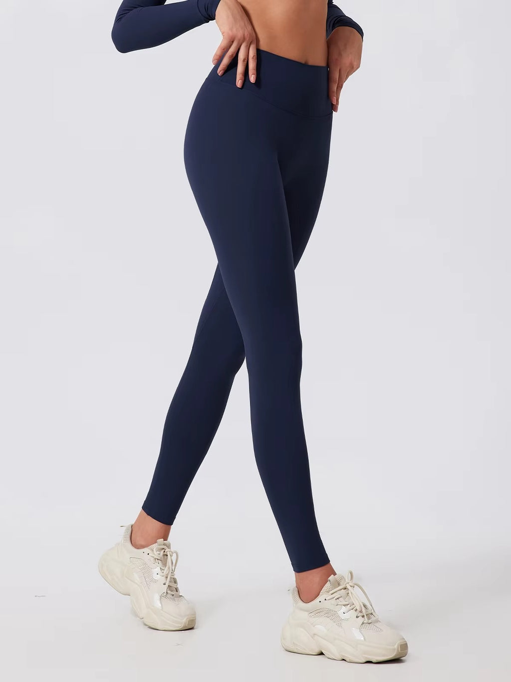 Core High Waist Leggings - Navy