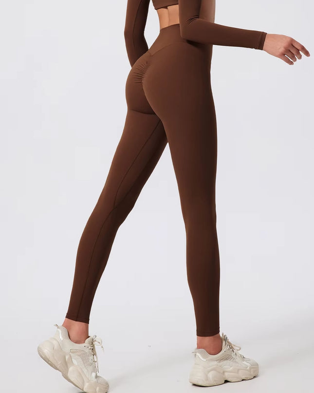 Core High Waist Leggings - Coffee