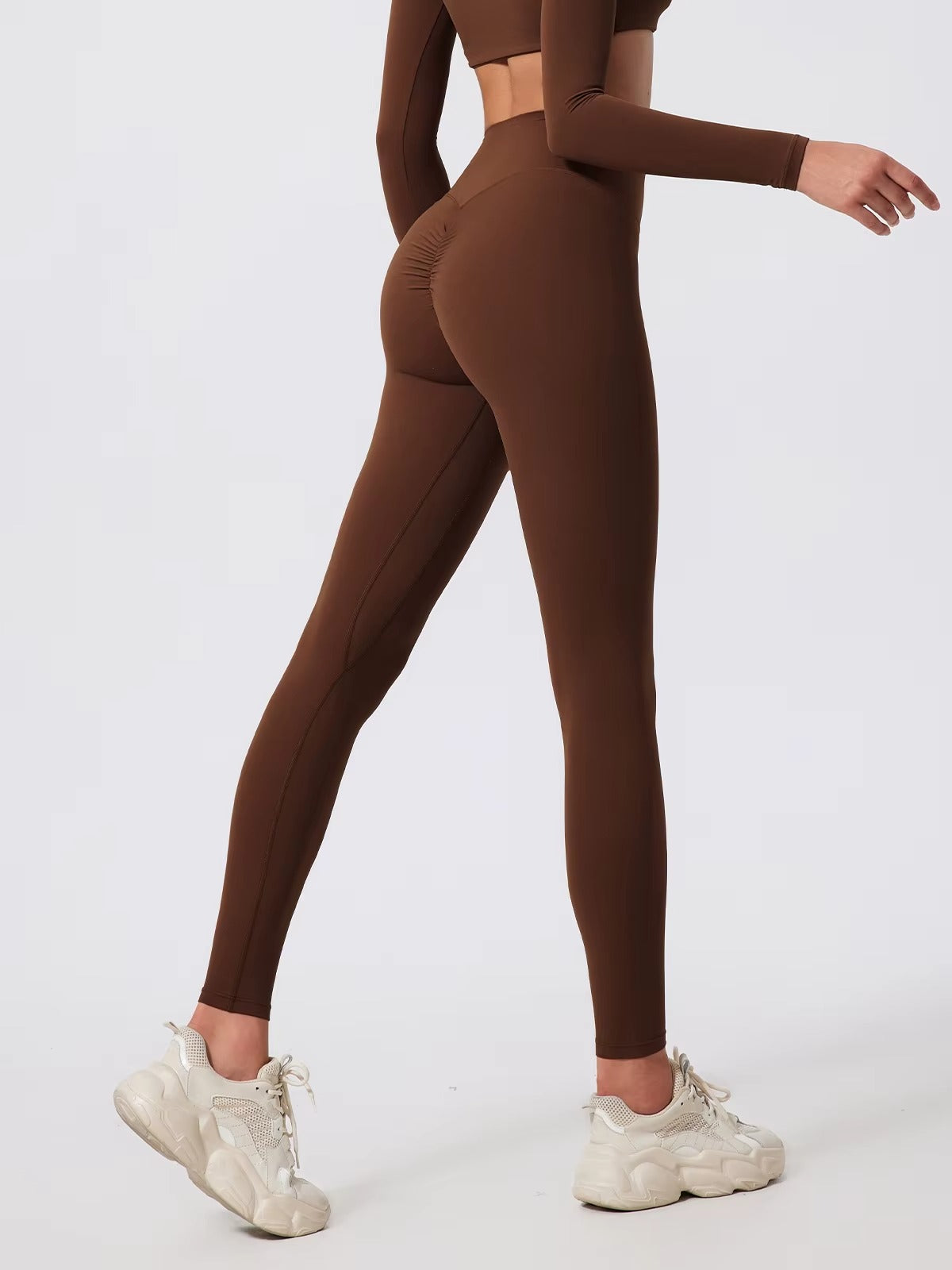 Core High Waist Leggings - Coffee