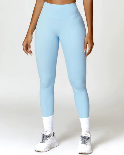 Core High Waist Leggings - Baby Blue