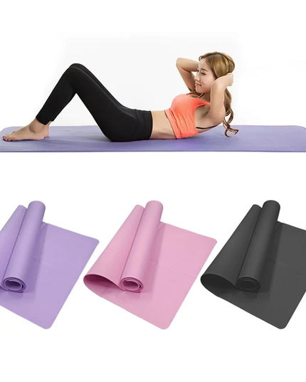 4MM Thick EVA Yoga Mats Anti-Slip Sport Fitness Mat Blanket for Exercise Yoga and Pilates Gymnastics Mat Fitness Equipment
