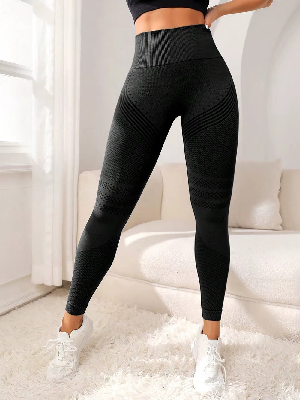 Fusion Curve Tights - Svart