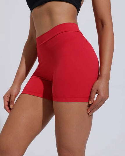 Essence V-Back Shorts - Red 