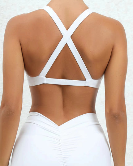 Power Sculpt -urheiluliivit - Valkoinen urheiluliivi