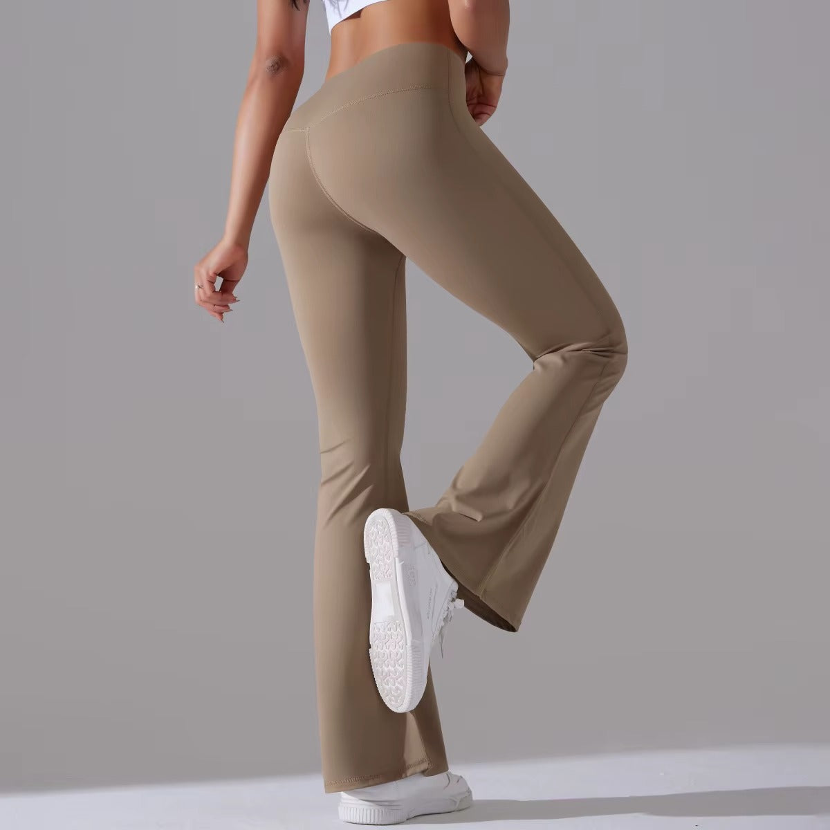 Origin Flare Tights - Khaki