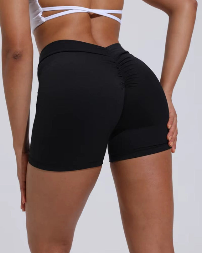 Essence V-Back Shorts - Svart