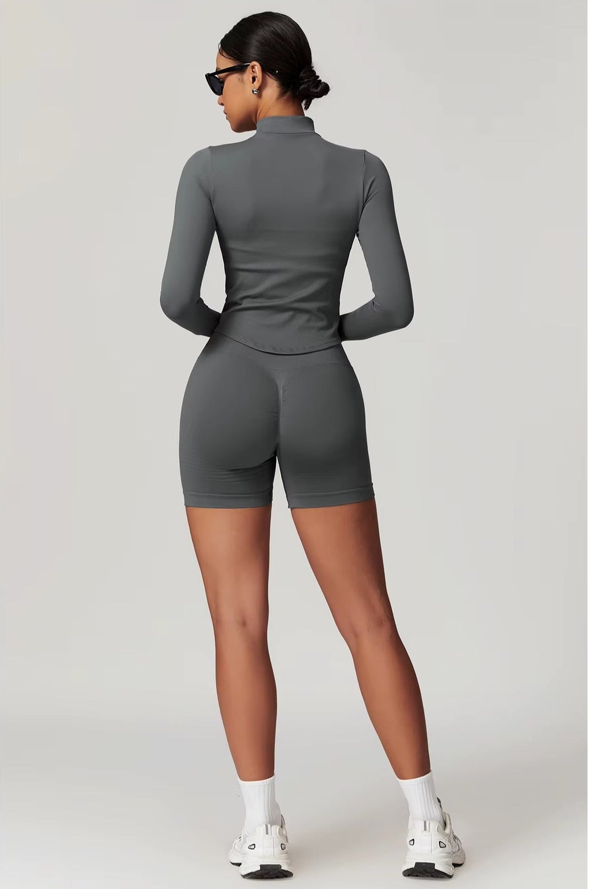 Core Zip Performance Träningsjacka - Grå