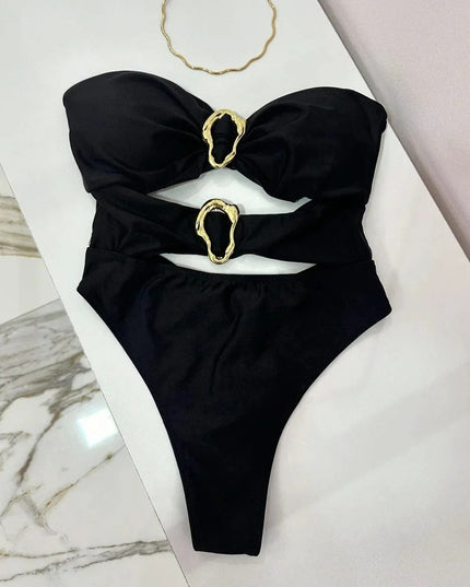 Beach Statement - Svart baddräkt