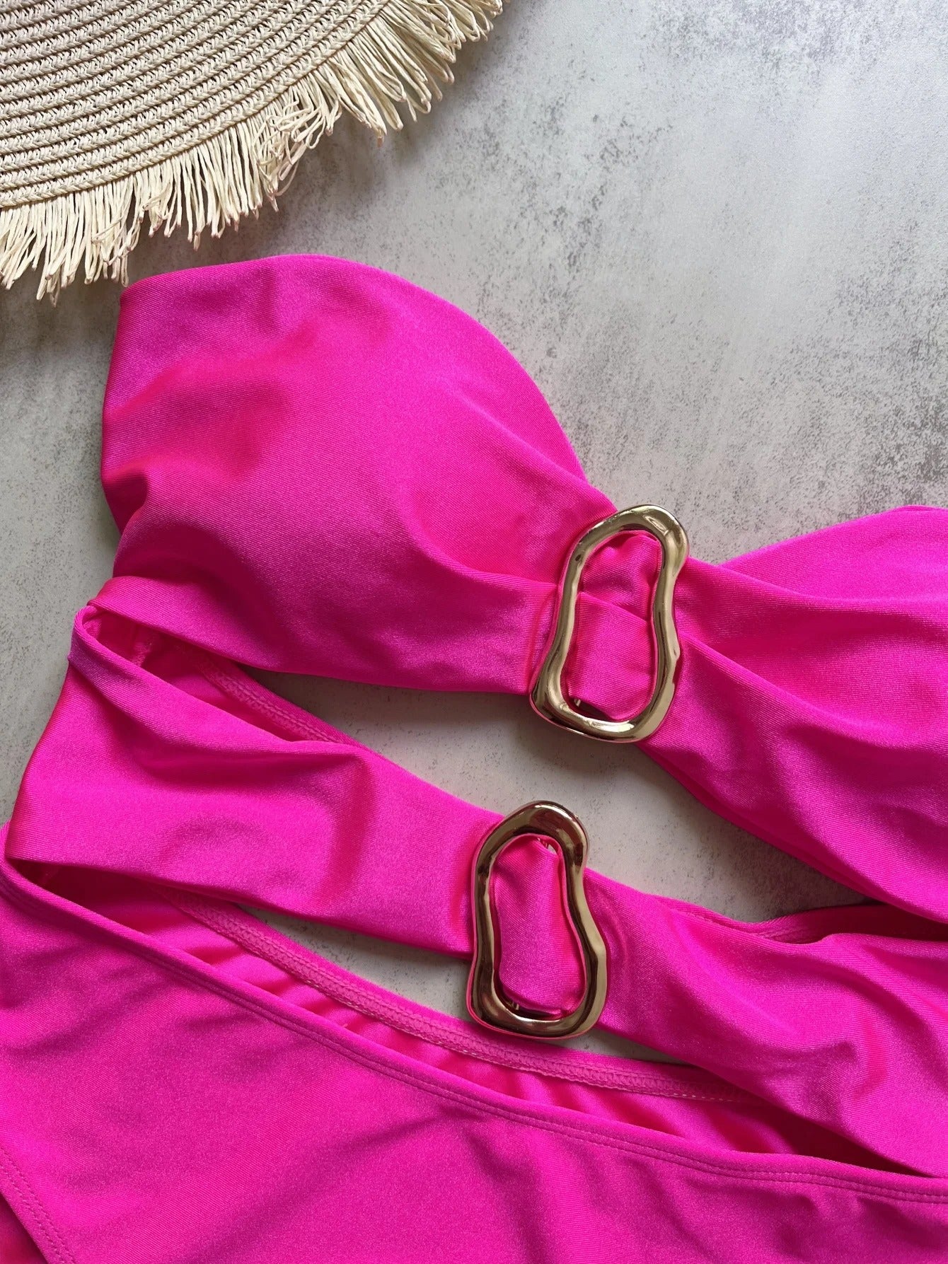Beach Statement - Rosa baddräkt