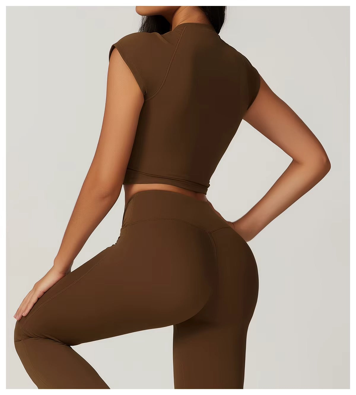 GlowFit Crop Top Set