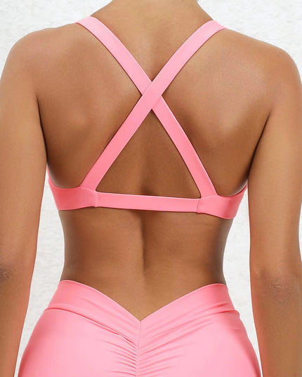 Power Sculpt -urheiluliivit - Vaaleanpunainen urheiluliivi