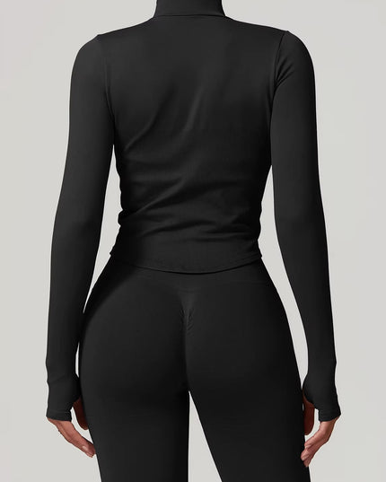 Core Zip Performance Träningsjacka - Svart