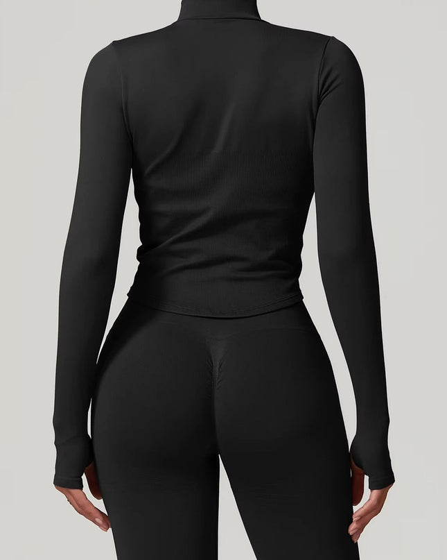 Core Zip Performance Träningsjacka - Svart