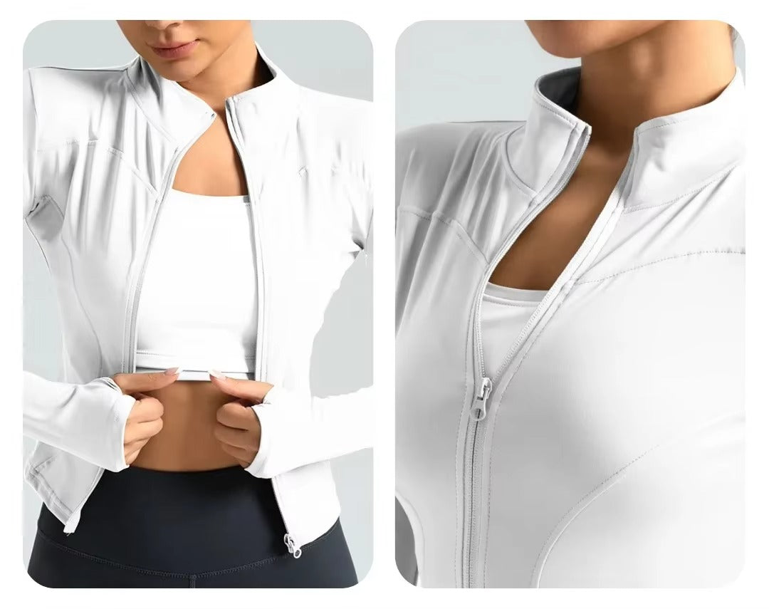 Aeris Zip Jacket - Vit