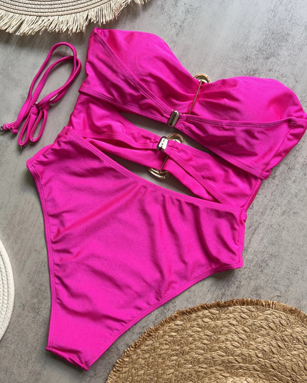 Beach Statement - Rosa baddräkt