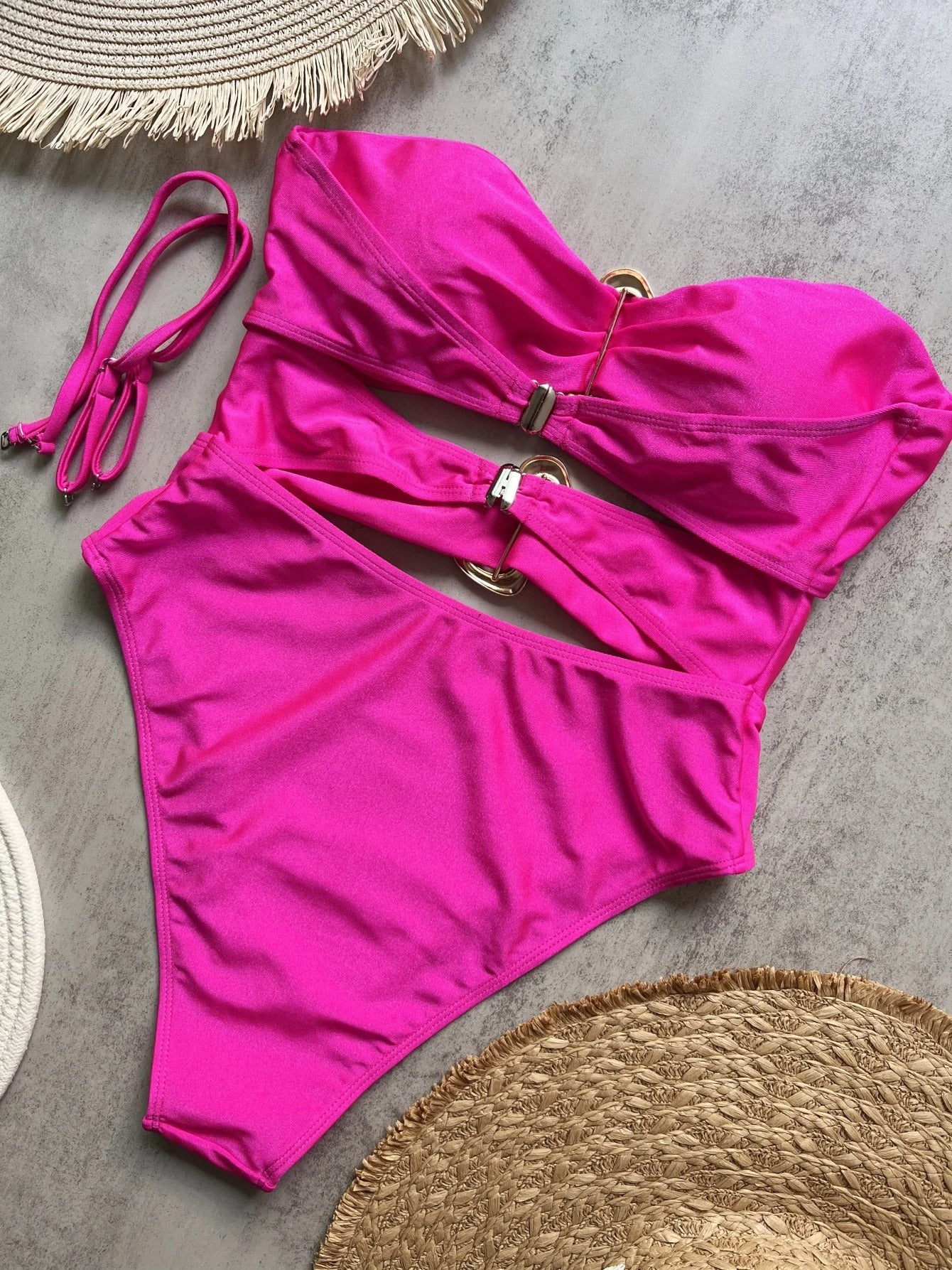 Beach Statement - Rosa baddräkt
