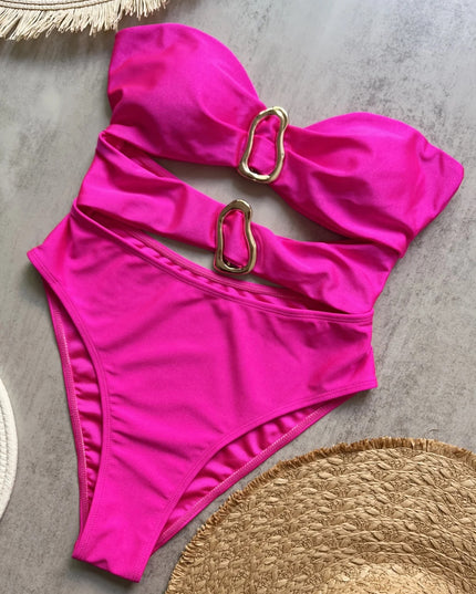 Beach Statement - Rosa baddräkt