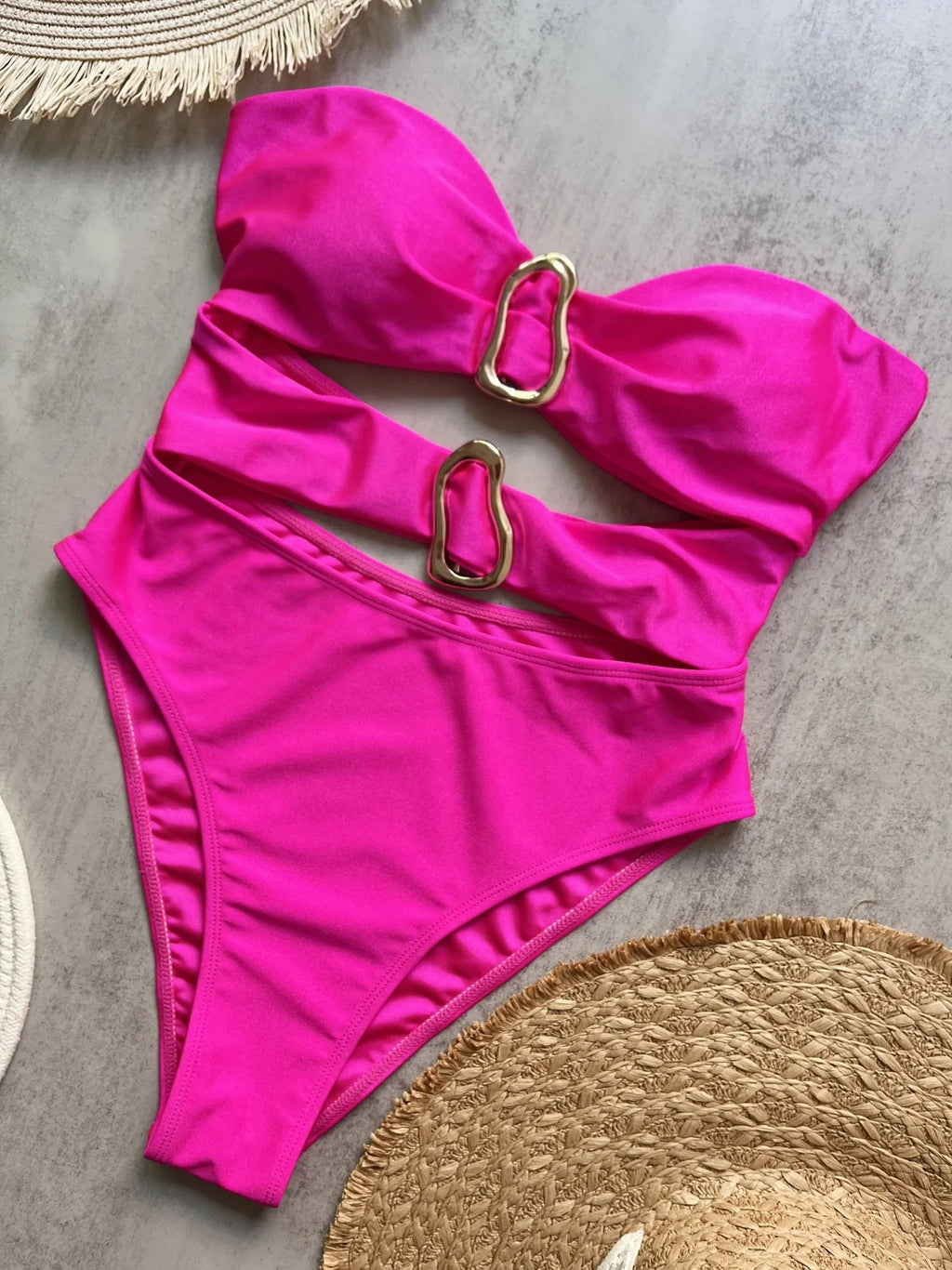 Beach Statement - Rosa baddräkt