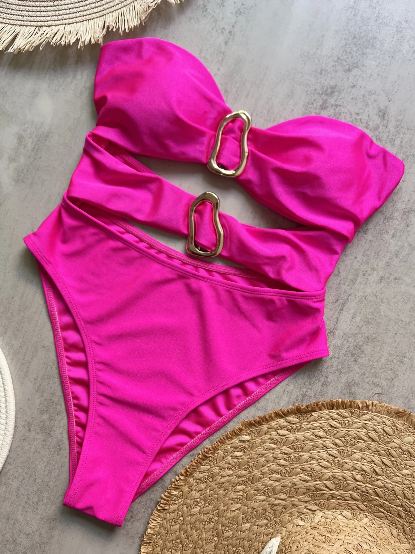 Beach Statement - Rosa baddräkt