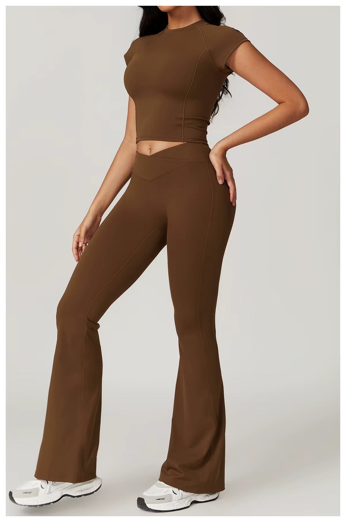 GlowFit Crop Top Set