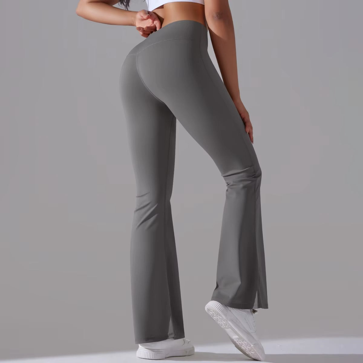 Origin Flare Tights - Ljusgrå