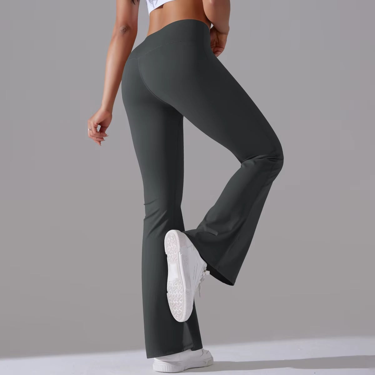 Origin Flare Tights - Mörkgrå