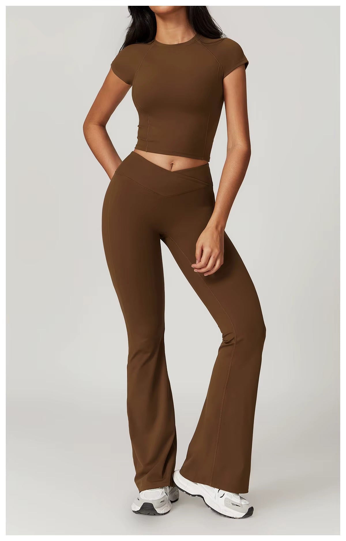 GlowFit Crop Top Set