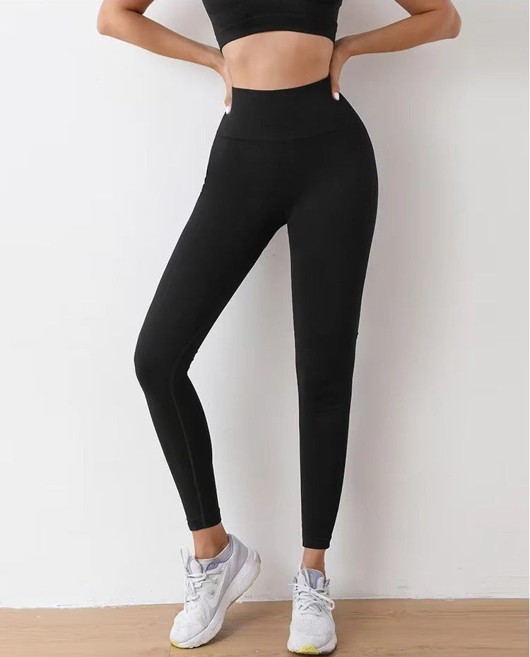 Velura Curve Leggings - Svart