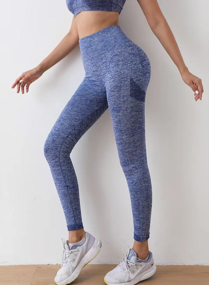 Velura Curve Tights - Blå