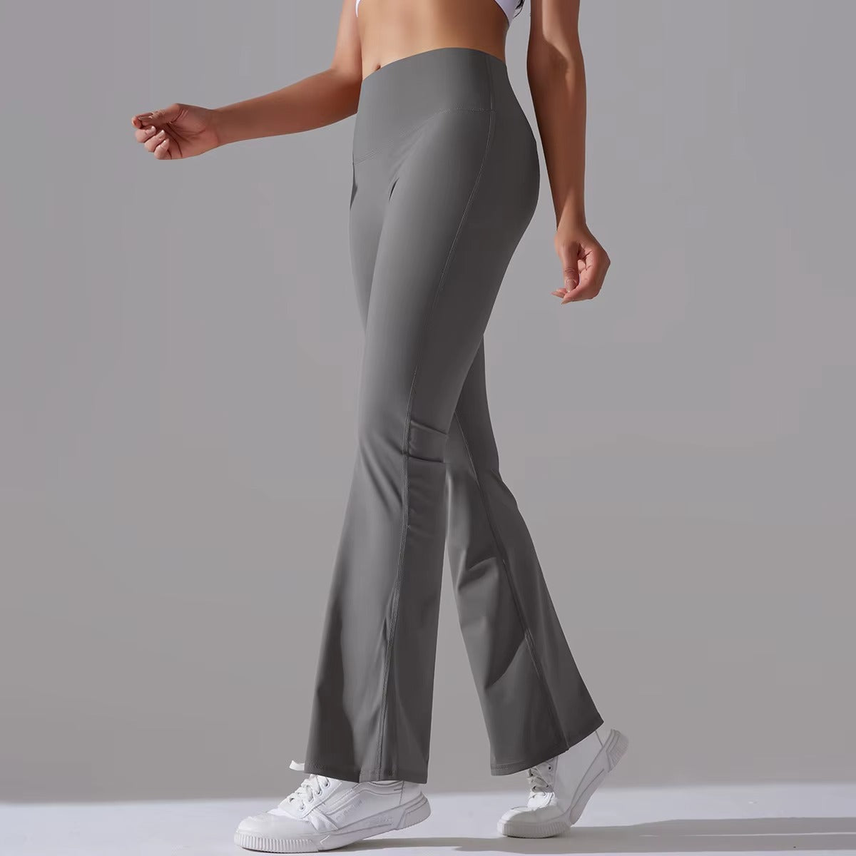 Origin Flare Tights - Ljusgrå