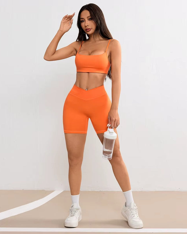 Motivate Cross Shorts - Orange