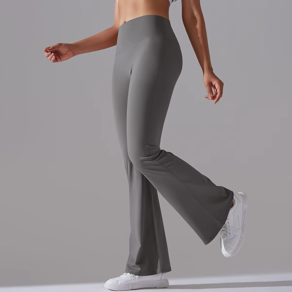 Origin Flare Tights - Ljusgrå