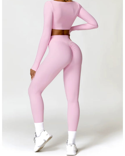 Core High Waist Leggings - Pink