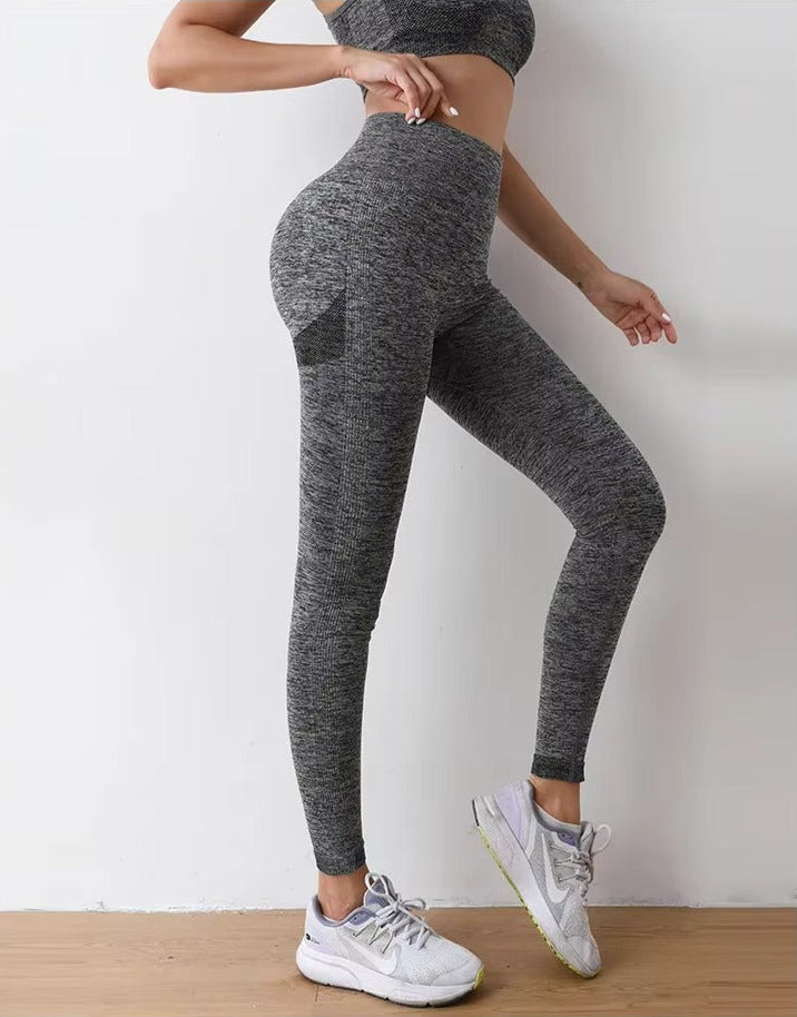 Velura Curve Tights - Grå