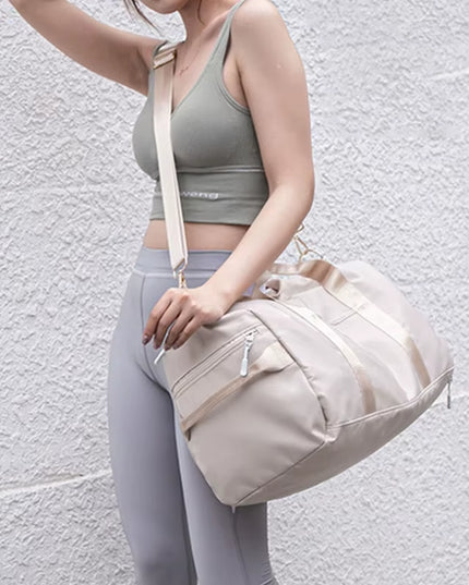 Gym Bag for Women with Shoe Compartment Durable Lightweight Yoga Large Handbag