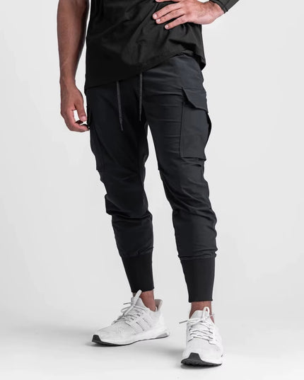 CamoFlow Pants - Mustat cargo-housut