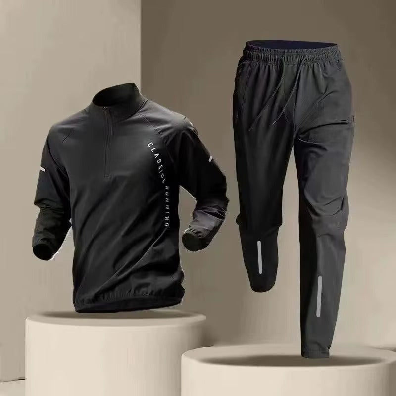 VYRE Running Set - Svarta löparkläder för män
