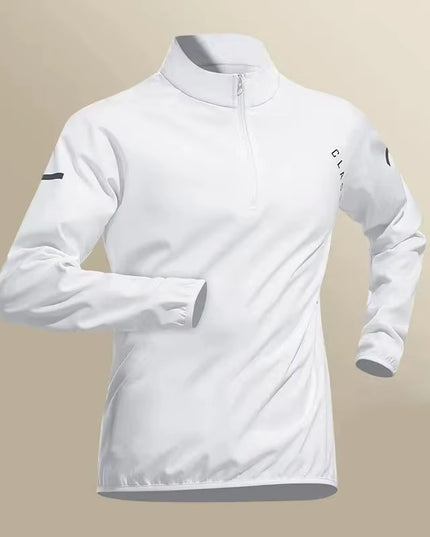 VYRE-juoksusetti - Valkoiset juoksuvaatteet miehille