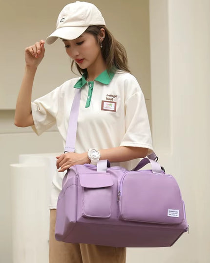 Utility Duffelbag - Violetti kuntosalikassi