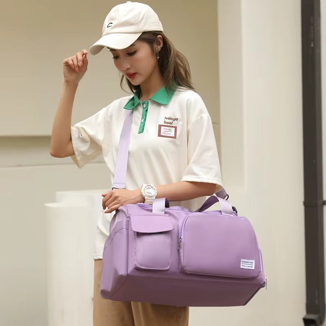 Utility Duffelbag - Lila träningsväska