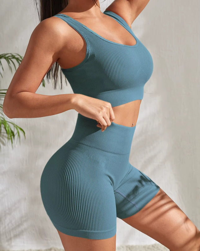 FlexRib-joogasetti - Sinivihreä