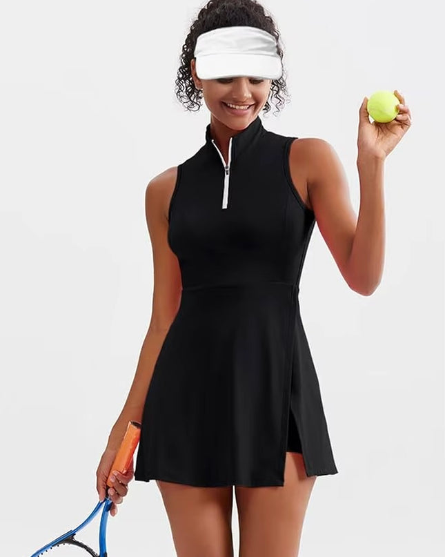 Solstice Court Dress - Svart tennisklänning