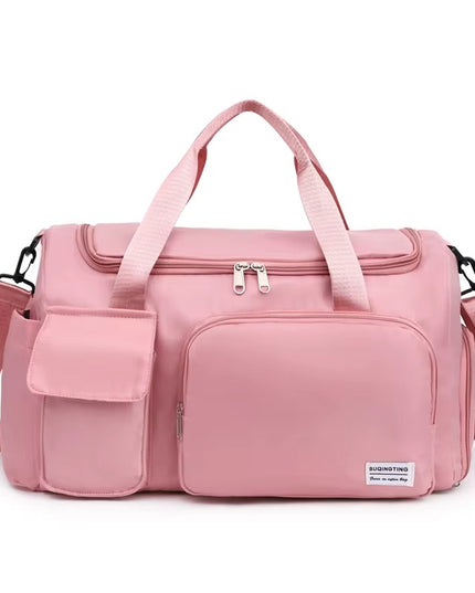 Utility-matkakassi - Vaaleanpunainen kuntosalikassi